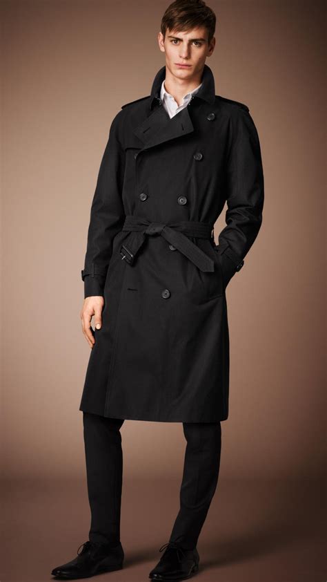 black burberry trench coat mens|authentic burberry men trench coat.